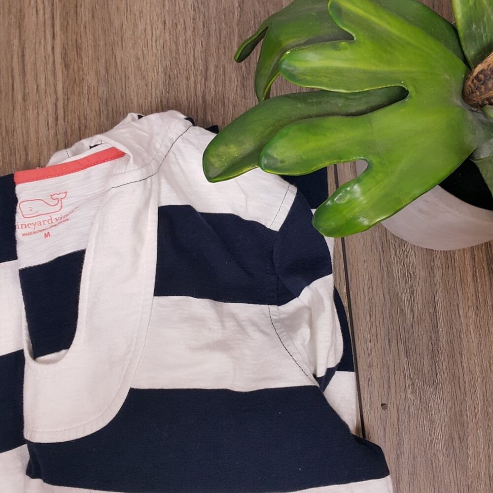 Vineyard‎ Vines Medium hooded striped tee, nautical